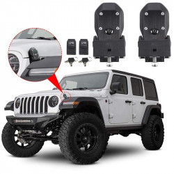 ABS jeep hood latch kit anti-theft for jeep wrangler jk jl and gladiator jt