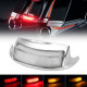 led front & rear amber fender tip tail light for 2009+ harley davidson