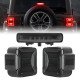 mega bundle - led halo headlights, brackets, fogs, tail lights, brake lights for jeep jl