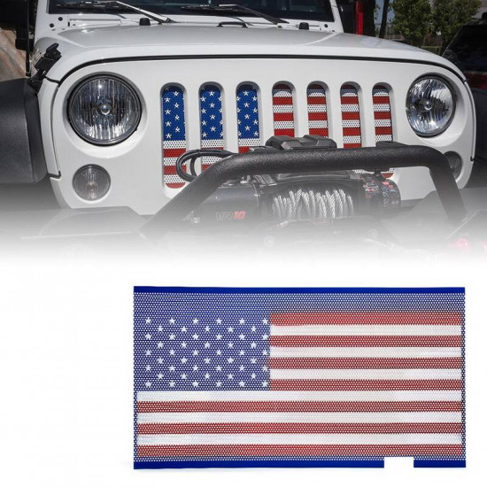 grill mesh insert with usa flag (usa only)