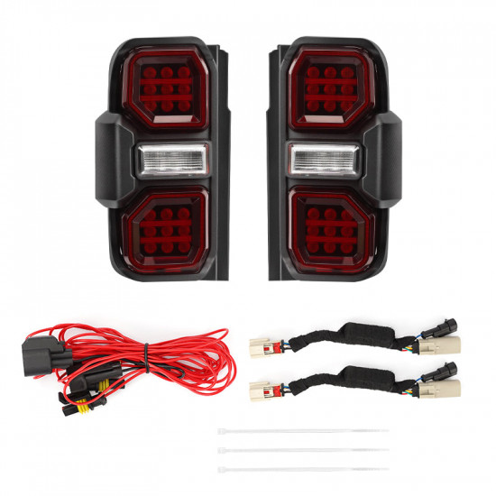 raptor style full led tail lights assembly for 2021-later 2/4 door bronco