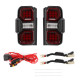 raptor style full led tail lights assembly for 2021-later 2/4 door bronco