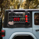 rear window storage molle panel for 2018-later jeep wrangler jl