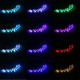 motorcycle rgb flexible neon led light strip kit