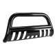 roxmad 3" e-series black bull bar tacoma front bumper for 2016-later toyota tacoma