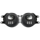 roxmad black led fog lights for 2016-later toyota tacoma