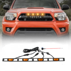 roxmad led grille raptor lights kit for 2012-2015 toyota tacoma trd pro