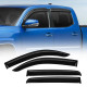 roxmad ventvisor side window deflector fit for 2016-later toyota tacoma double cab