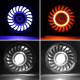 sharingan 9 inch 3d rgb halo led headlights for 2018-later jeep wrangler jl jlu and jeep gladiator jt