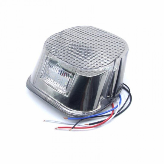 smoke lens led tail light with license plate lamp