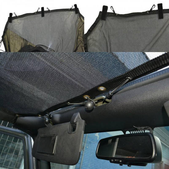 star cloak extended mesh shade top for jeep wrangler