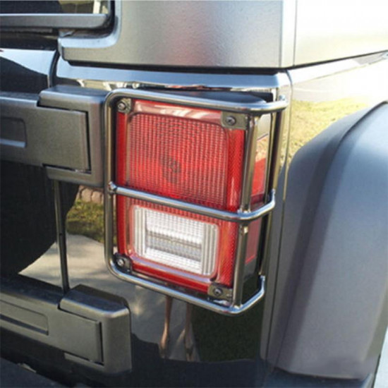 tail light guard cover for jeep wrangler jk 07+