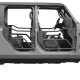 tough style jeep tube doors with side view mirror for 2018-2023 wrangler jl jlu & gladiator jt