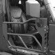 tough style jeep tube doors with side view mirror for 2018-2023 wrangler jl jlu & gladiator jt