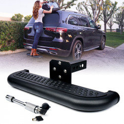 trailer 26" tow hitch step with hitch lock for 2 inch receiver	