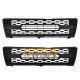 trd pro style front grill with grille lights for 1997-2000 toyota tacoma