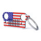 usa only u.s. flag jeep wrangler jk keychain