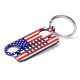 usa only u.s. flag jeep wrangler jk keychain