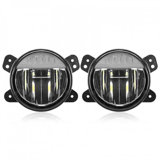 upgraded led fog light compatible assembly kit for 2018+ jeep wrangler jl and jeep gladiator jt