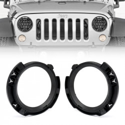 replacement headlight brackets for jeep wrangler