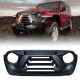 usa only vader series grille with turn signal and daytime running lights for 2018+ jeep wrangler jl jt