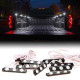 white 8 led rock light pods truck bed lighting kit w/ switch