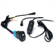 wiring harness with 2 switches for led chase rear strobe light bar