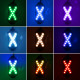 x style 8 pcs bluetooth rgb led rock lights for 1995-later toyota tacoma