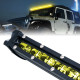 50'' yellow flood beam led light bar for jeep wrangler